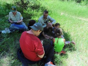 Camping Out with Volunteers and Children