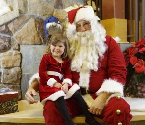 Santa Claus and a Child